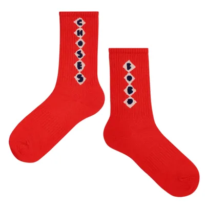 Diamonds Logo Socken | Rot