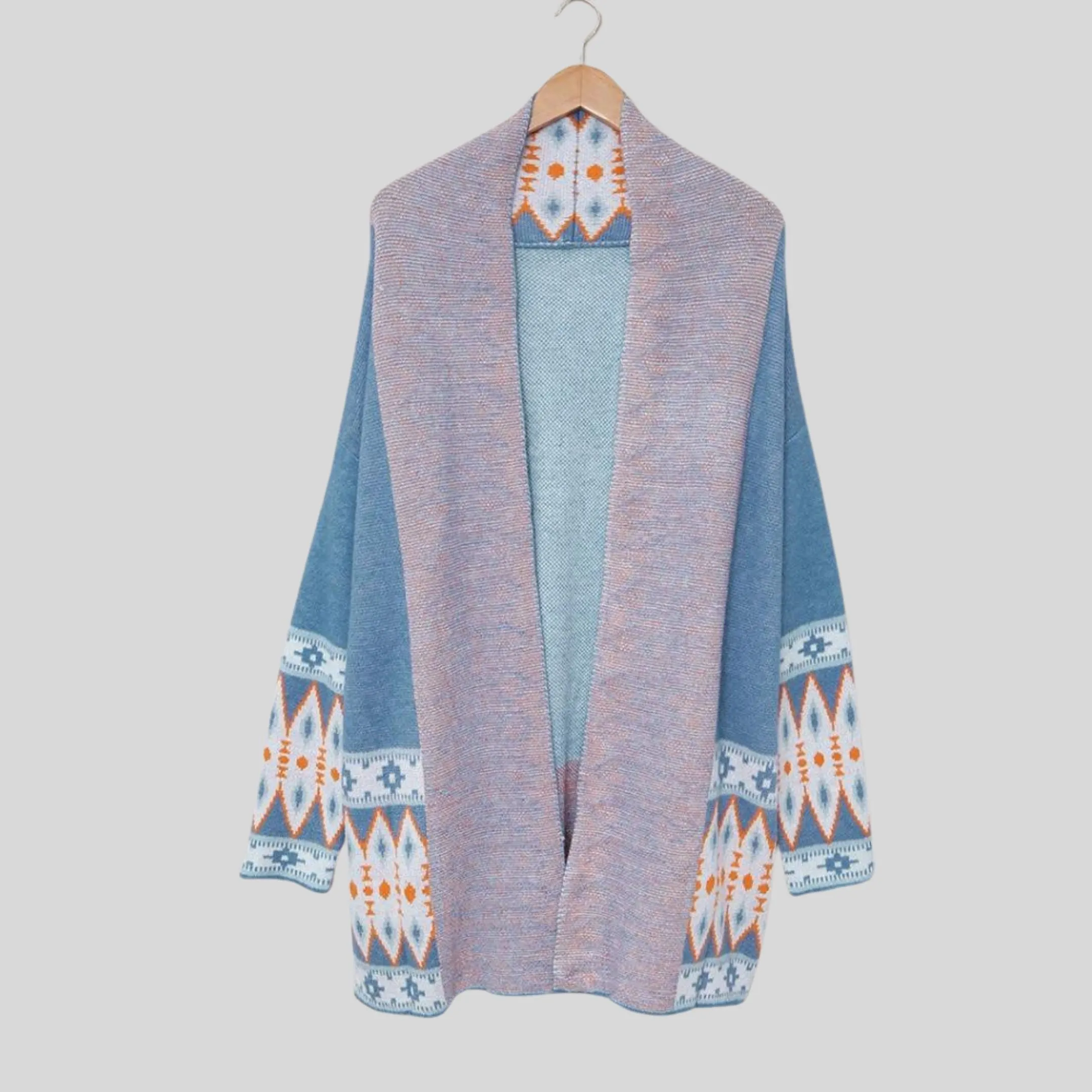 Heidi | Gestrickte Strickjacke mit Muster : Moderne Frau 2024