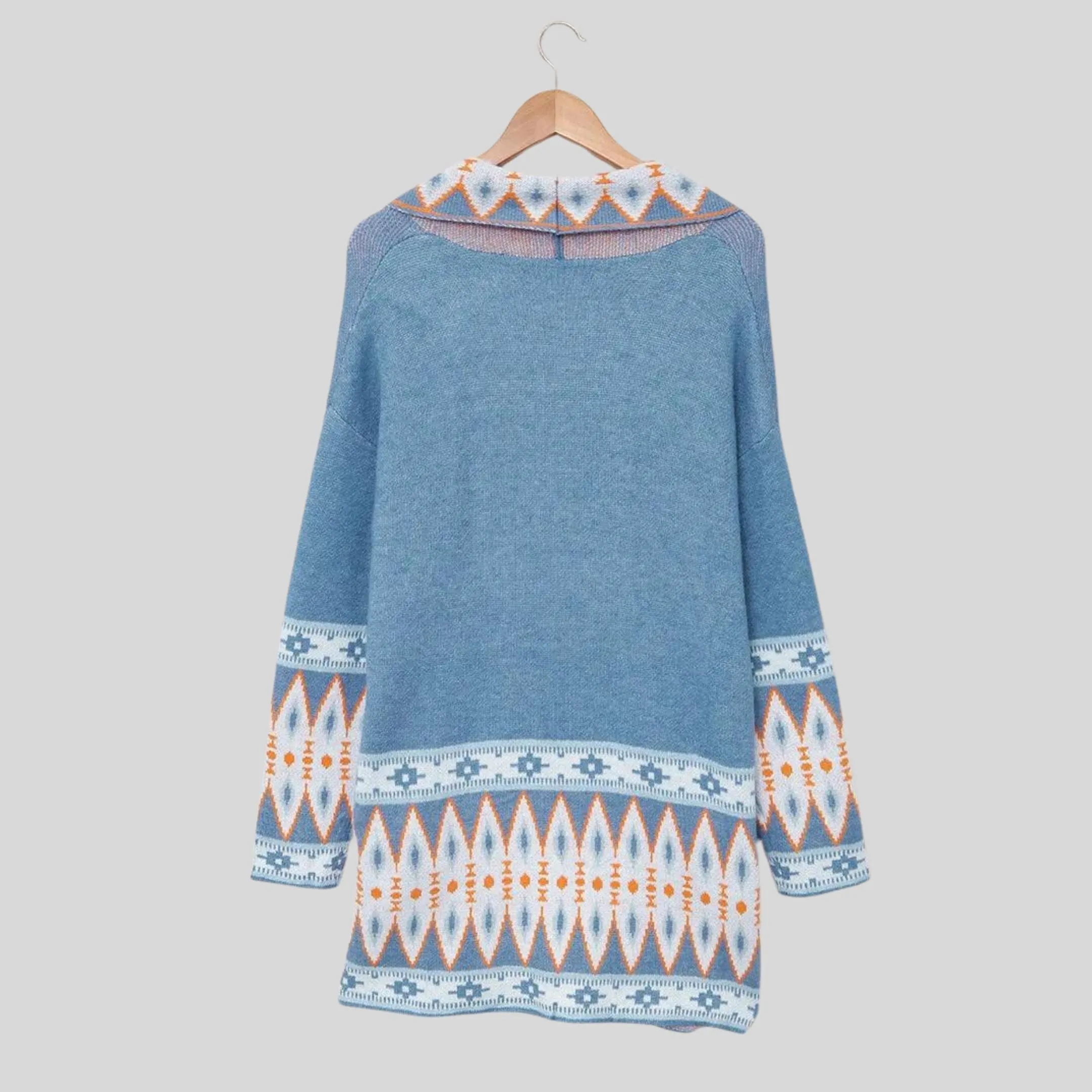 Heidi | Gestrickte Strickjacke mit Muster : Moderne Frau 2024