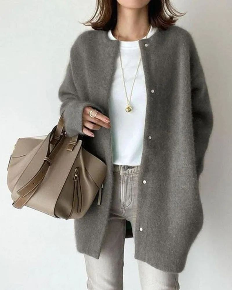 Heidi-Mode | Casual Weiches Strickjacke