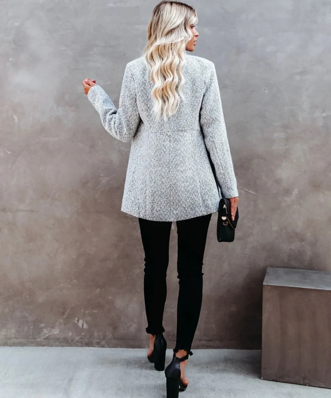 Heidi-Mode | Damen Lange Strickjacke Warm