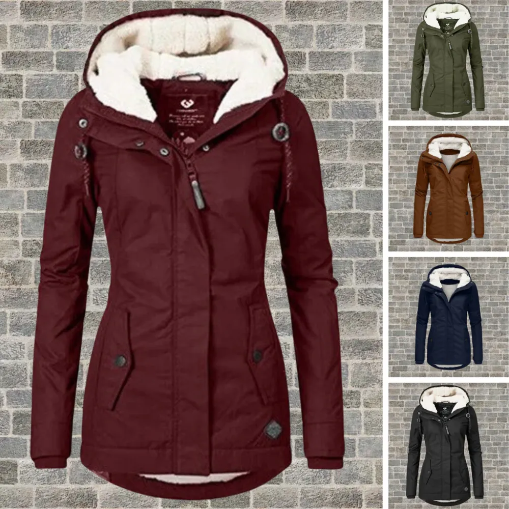 Heidi-Mode | Damen Wasserdichte Winterjacke Warm