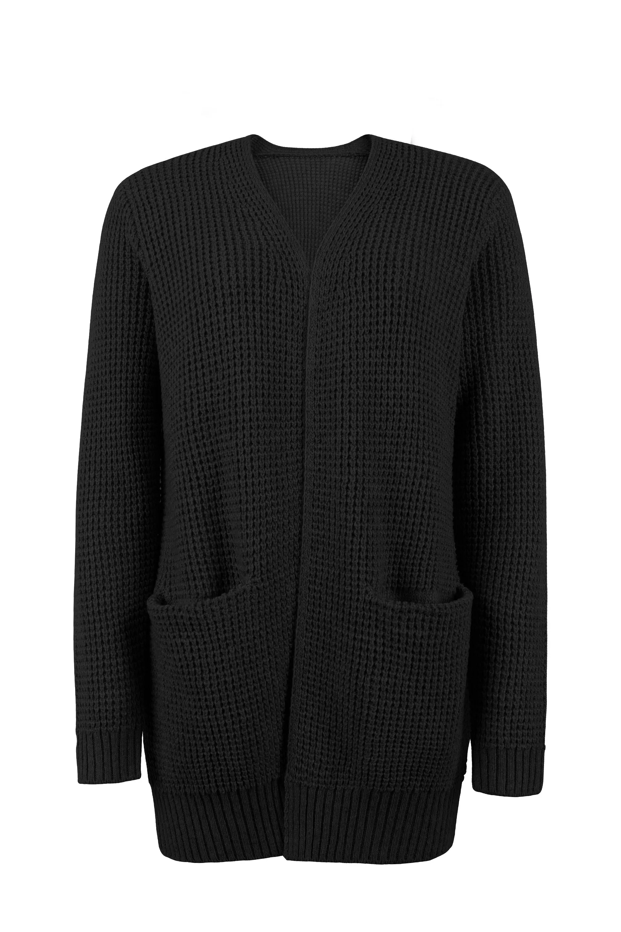 Heidi-Mode | Lange klassische Strickjacke