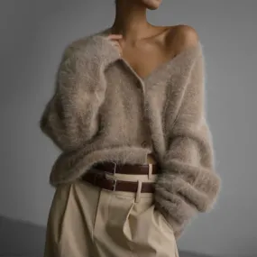 Heidi-Mode Kaschmir Couture Strickjacke