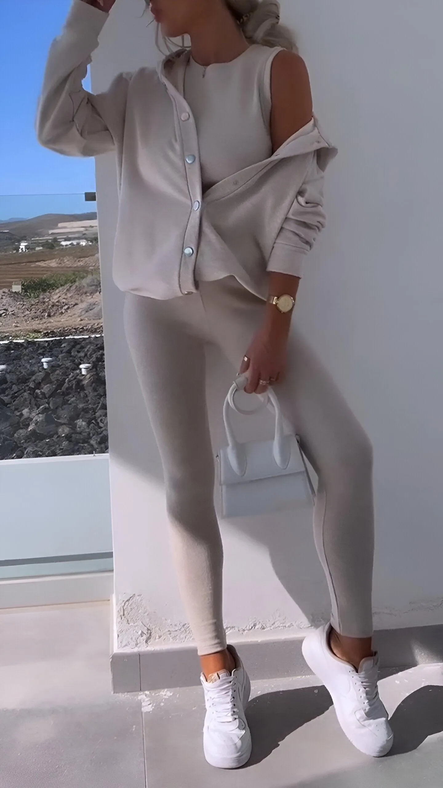 HeidiMode - strickjacke mit kapuzensweatshirt