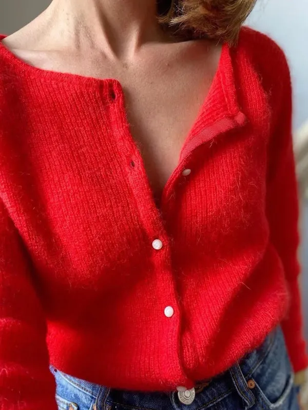 Kuschelige und warme Strickjacke