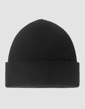 LE BONNET Bea Black // Woll-Mix Beanie