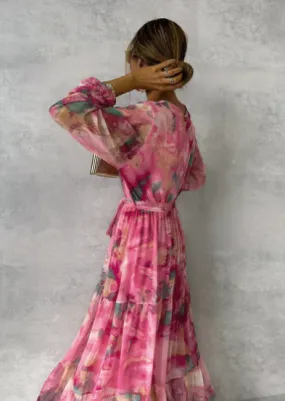 Maxikleid mit Aquarelltraum